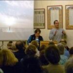image006 Host Jacqui with Mark during questions...