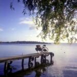 Picture by Tony Annis : bike on a pier