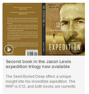 Second book in the Jason Lewis expedition trilogy now available