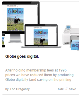 Globe Goes Digital