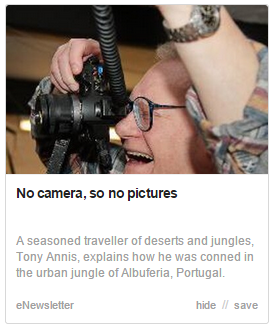 No camera, so no pictures