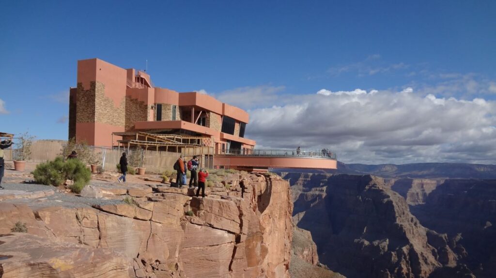 Glass bridge grand canyon